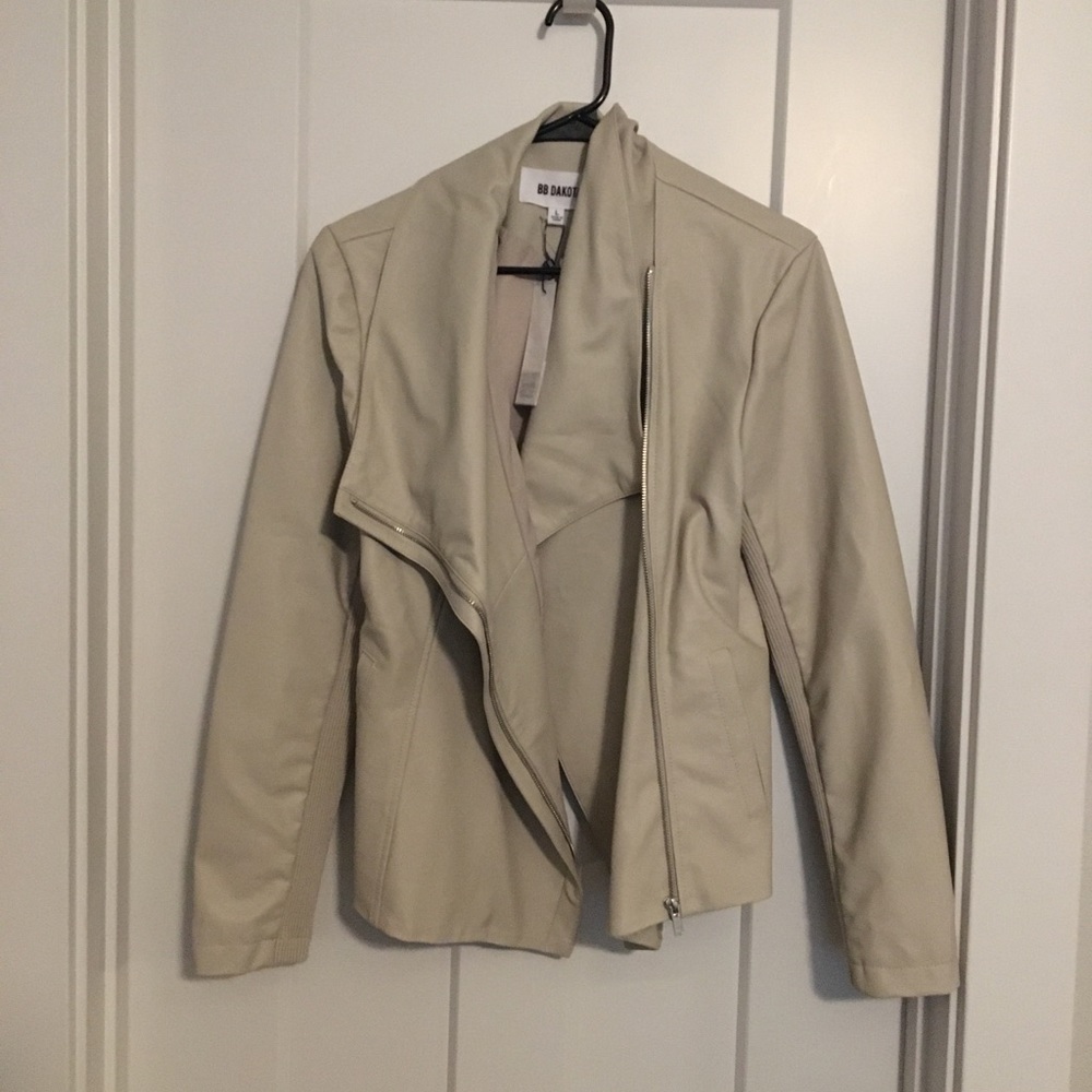 NWT BB Dakota Faux Leather Jacket